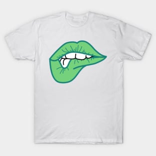 lip biting T-Shirt